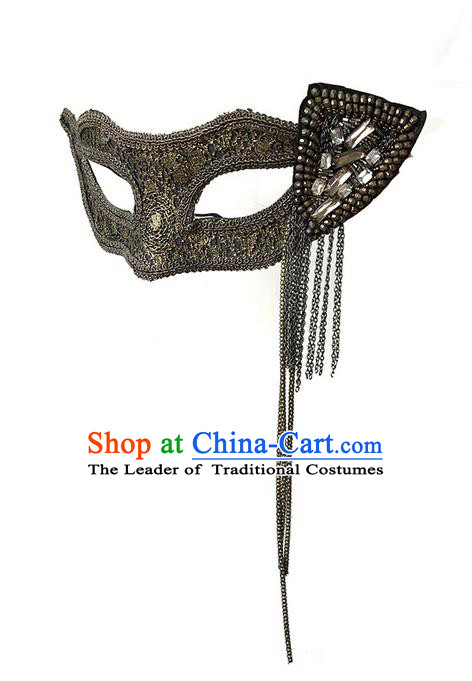 Top Performance Catwalks Headwear Halloween Cosplay Hair Accessories Mask