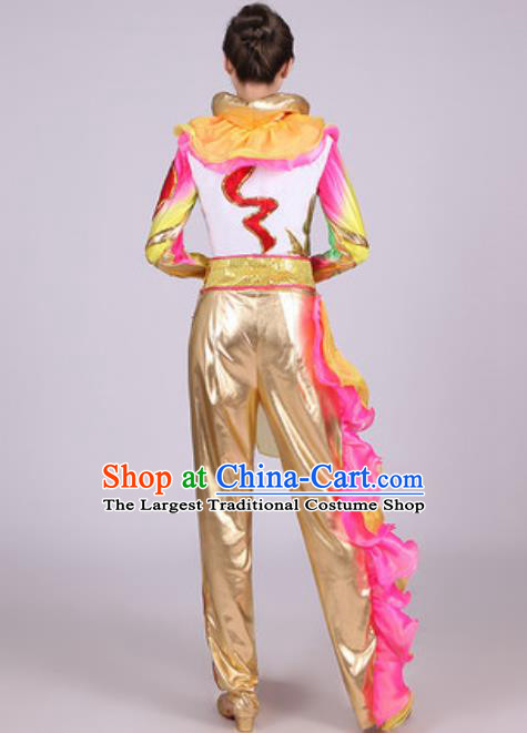 Traditional Chinese Fan Dance Folk Dance Costume Classical Yangko Dance Classical Dance Dress