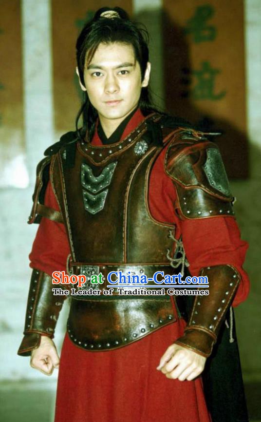 Ancient Chinese Song Dynasty Warriors Swordsman Liu Sanbian Replica Costume for Men
