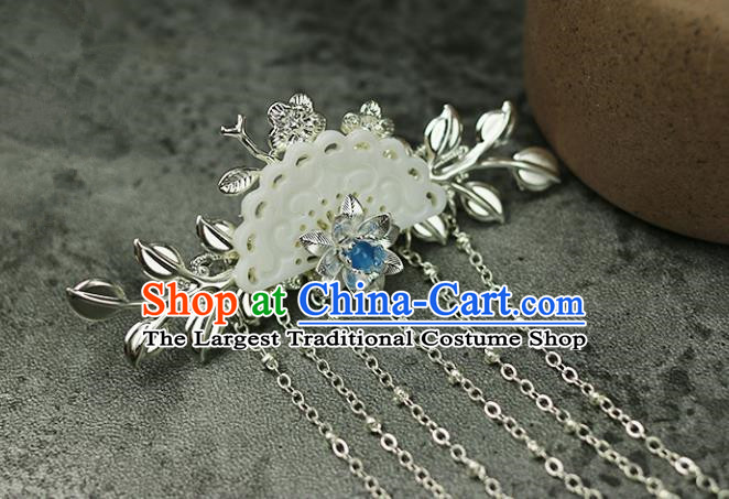 Handmade Chinese Traditional Tassel Shell Hair Combs Traditional Classical Hanfu Hair Accessories for Women