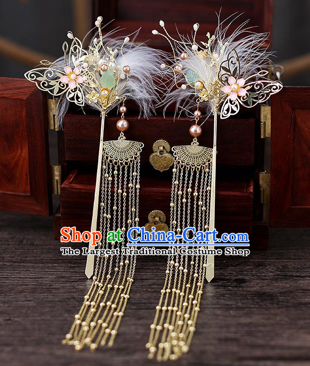 Top Chinese Traditional Bride Butterfly Hair Claws Handmade Hairpins Wedding Hair Accessories Complete Set