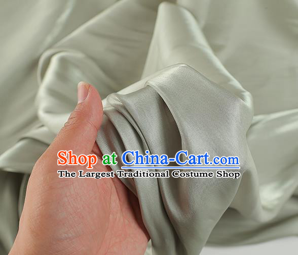 Chinese Traditional Classical Pattern Design Light Green Imitated Silk Fabric Asian China Cheongsam Silk Material