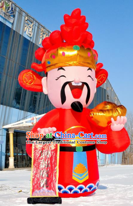Large Chinese Inflatable Red God of Wealth Models Inflatable Arches Archway