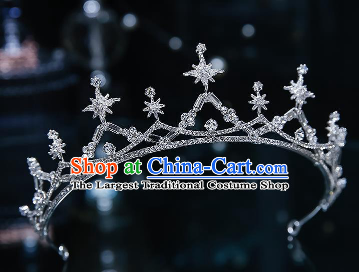 Handmade Baroque Wedding Bride Royal Crown Classical Jewelry Accessories European Princess Hair Accessories