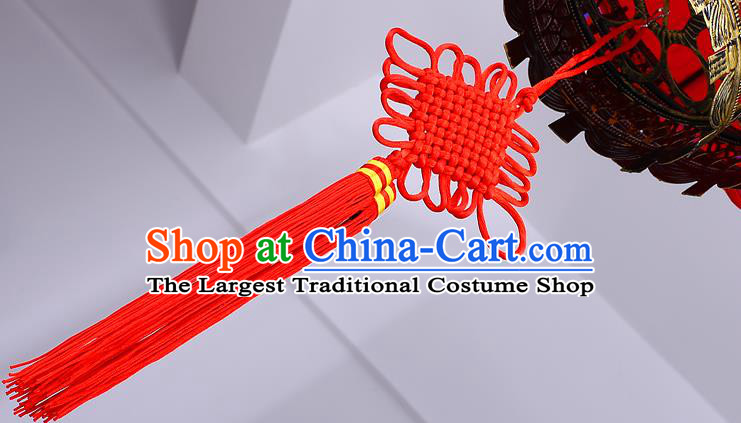 Chinese New Year Palace Lantern Classical Pattern Lanterns Traditional Outdoor Hanging Lamp Handmade Red Lantern
