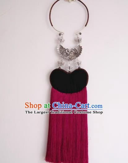 Handmade China National Jewelry Accessories Ethnic Embroidered Necklace