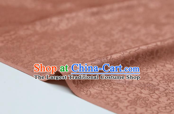 Chinese Classical Plant Pattern Design Deep Pink Mulberry Silk Fabric Asian Traditional Cheongsam Silk Material