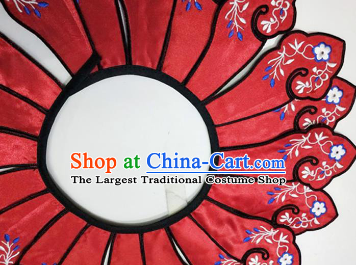 Chinese Traditional Qing Dynasty Embroidered Pattern Shoulder Embroidery Craft Embroidered Eighteen Pieces Shoulder Accessories