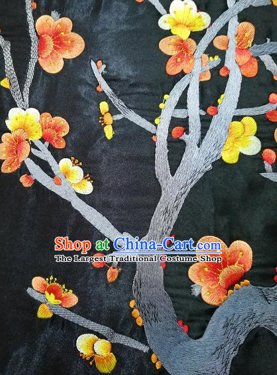Chinese Traditional Embroidered Peach Blossom Pattern Cloth Patch Decoration Embroidery Craft Embroidered Accessories