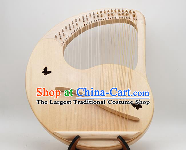 Greek Traditional Musical Instruments Greece Religious Harp String Instrument Wood Lyre Harp