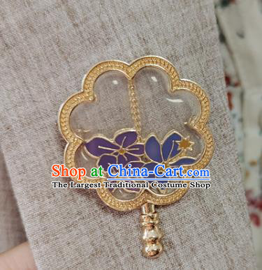 Handmade China Orchid Brooch Accessories Cheongsam Breastpin Classical Jewelry