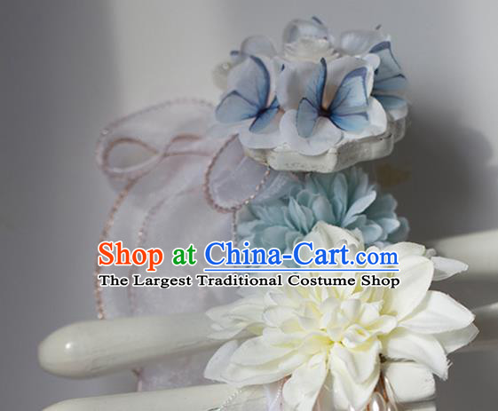Top Handmade Bride Accessories Cosplay Princess Props Baroque Wedding Pearls Lute Stage Show Flowers Pipa