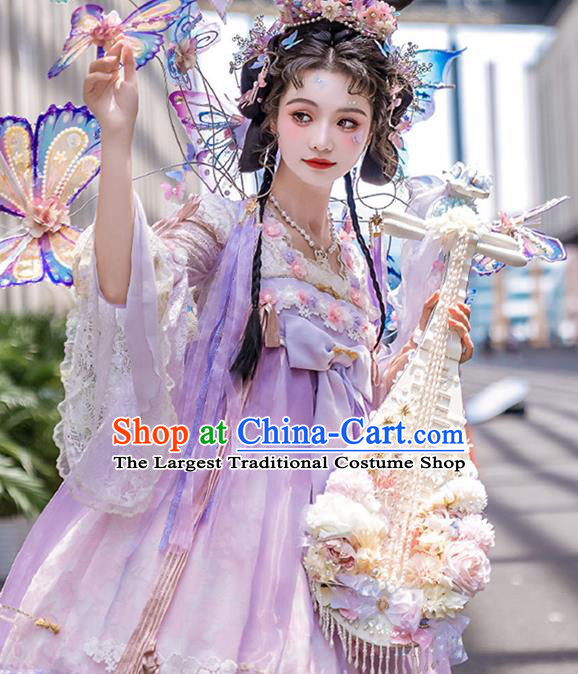 Top Handmade Bride Accessories Cosplay Princess Props Baroque Wedding Pearls Lute Stage Show Flowers Pipa