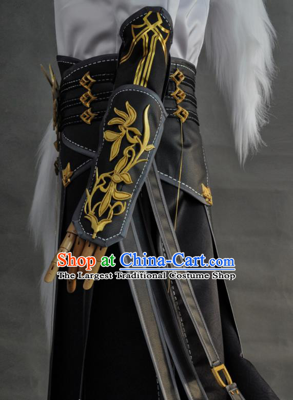 Custom Moonlight Blade Swordsman Garment Costumes Game Role Chivalrous Male Suits Cosplay Knight Clothing