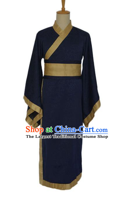 Chinese Ancient Scholar Clothing Traditional Hanfu Han Dynasty Wedding Groom Costume