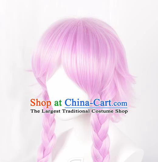 King Pesticide Yaoyuan Leather Deer Spirit Shou Xin Cos Wig Cute Girl Hair Accessory Fantasy Pink Fake Hair