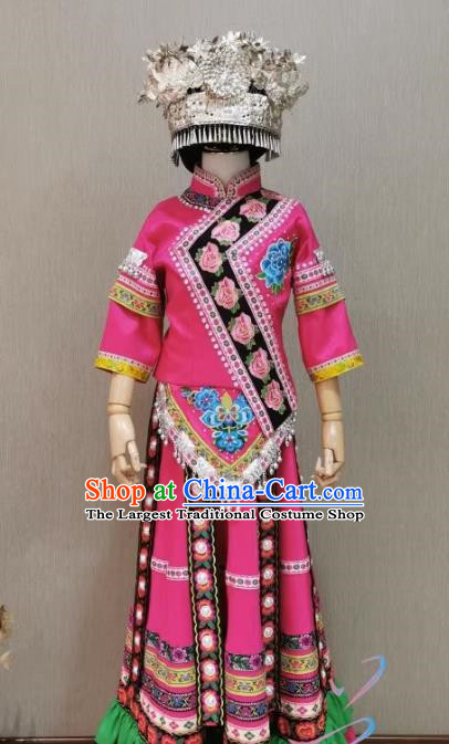 Solo Performance Costumes For Girls and Boys of Miao and Zhuang Minorities