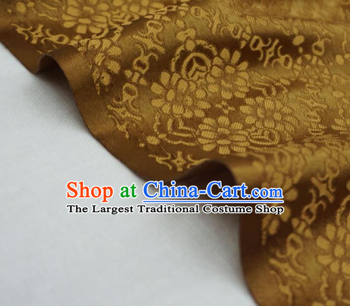 Claybank China Traditional Song Dynasty Design Brocade Fabric Hanfu Cloth Classical Diamond Pattern Material