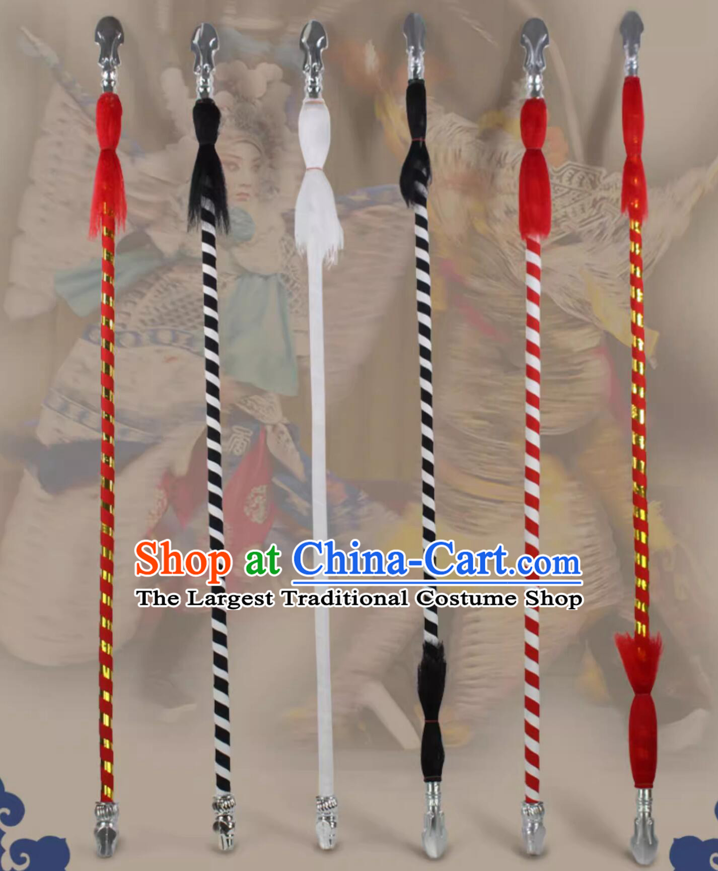 Traditional Chinese Peking Opera Long Spear
