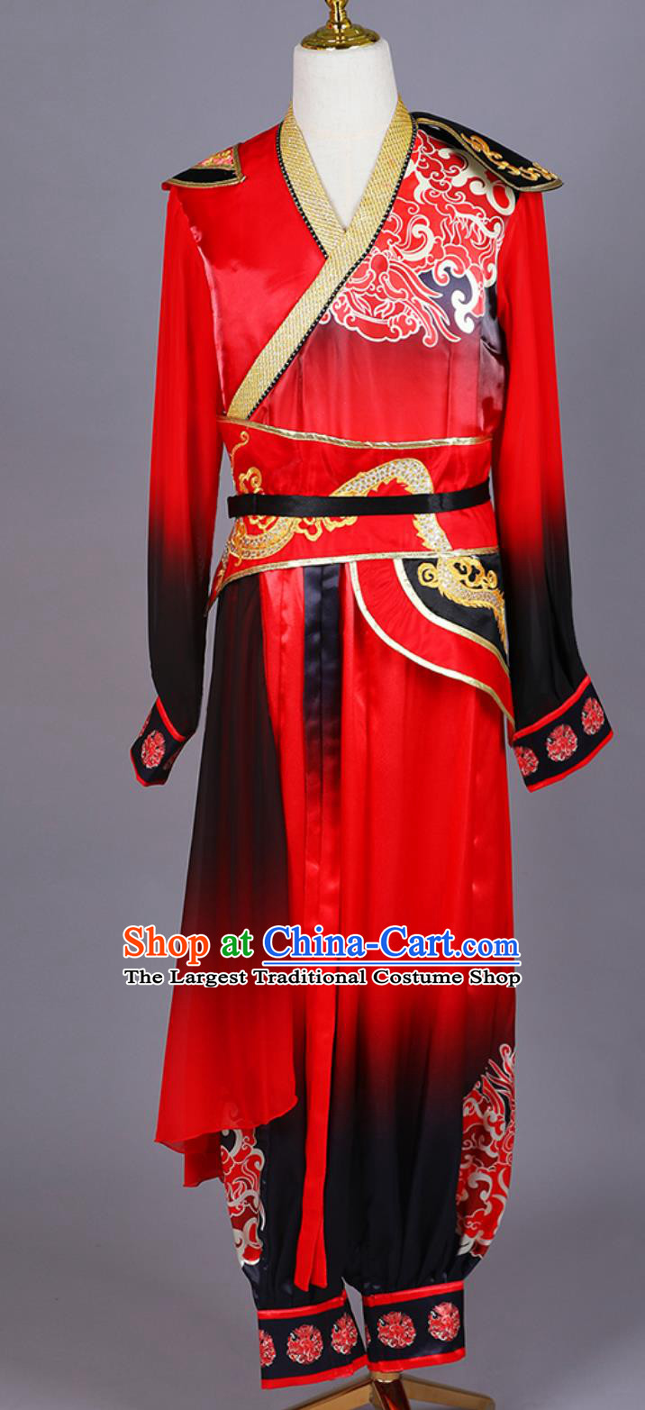 Ancient Style Dance Costume Men And Women Drumming Outfit Stage Performance Opening Dance Celebration Clothing