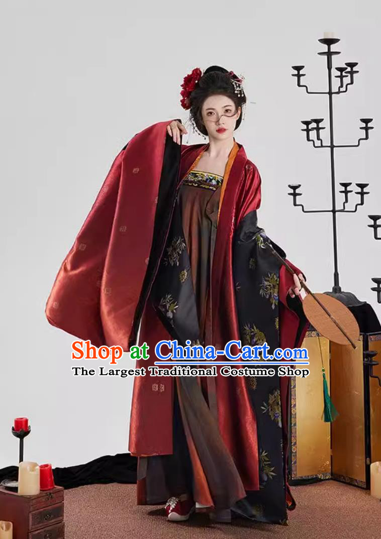 Tang Dynasty HanFu Chinese Women QiXiong BaPoQun Ancient Empress Dresses