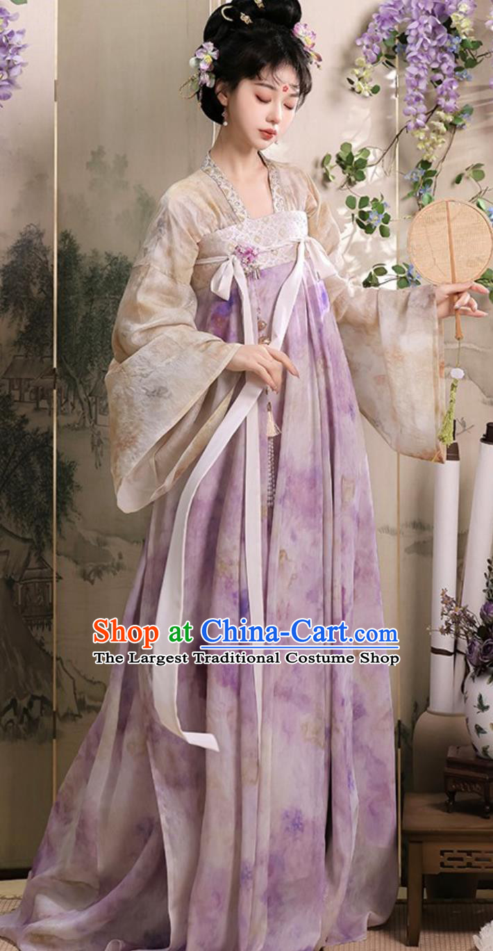 Traditional Chinese Clothing Tang Dynasty QiXiong Ruqun Women Hanfu Dress