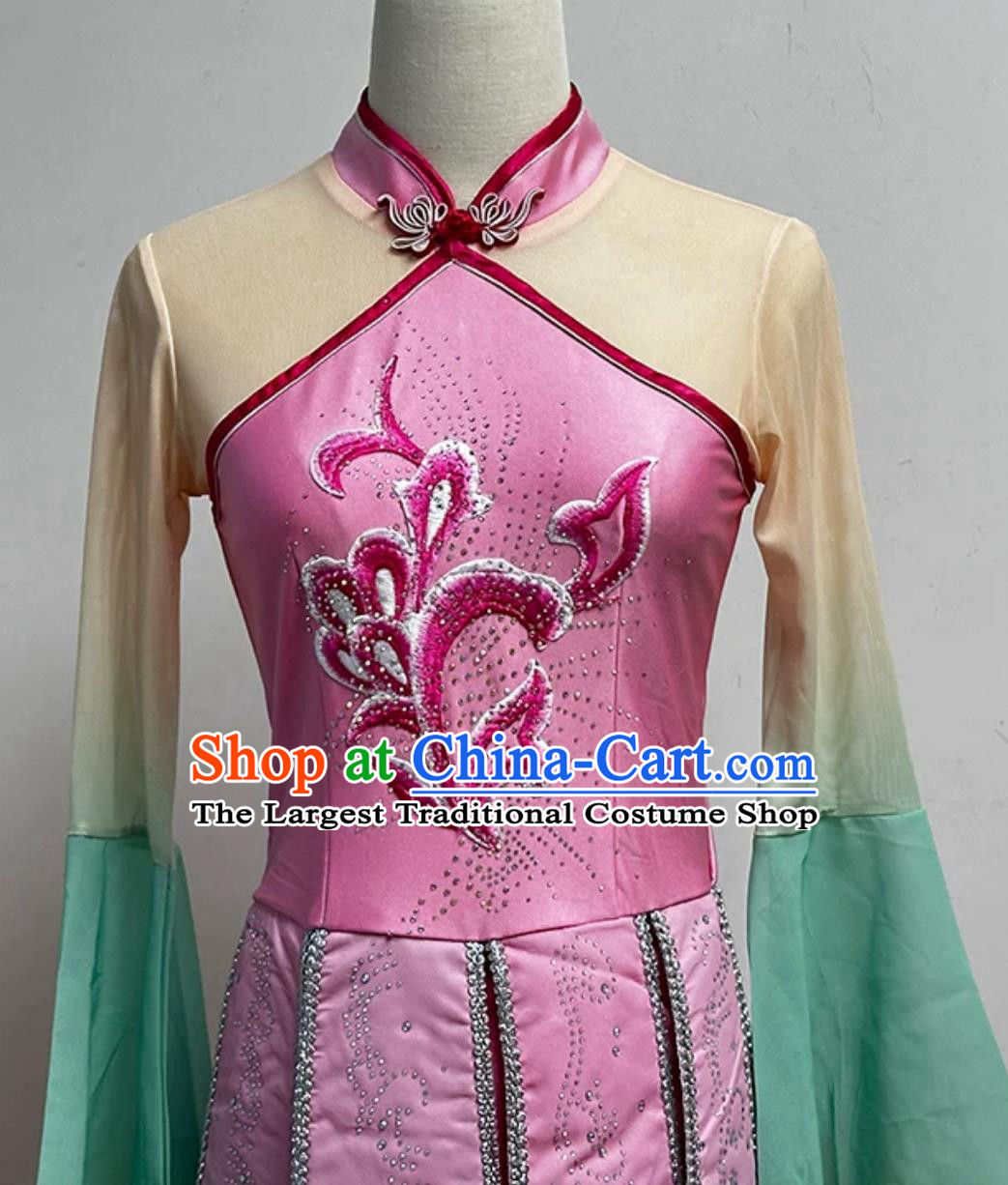 Pretty Huadan Opera Classical Dance Performance Costume Chinese Peking Opera Huadan Costume Dance Show Outfit