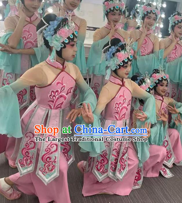 Pretty Huadan Opera Classical Dance Performance Costume Chinese Peking Opera Huadan Costume Dance Show Outfit