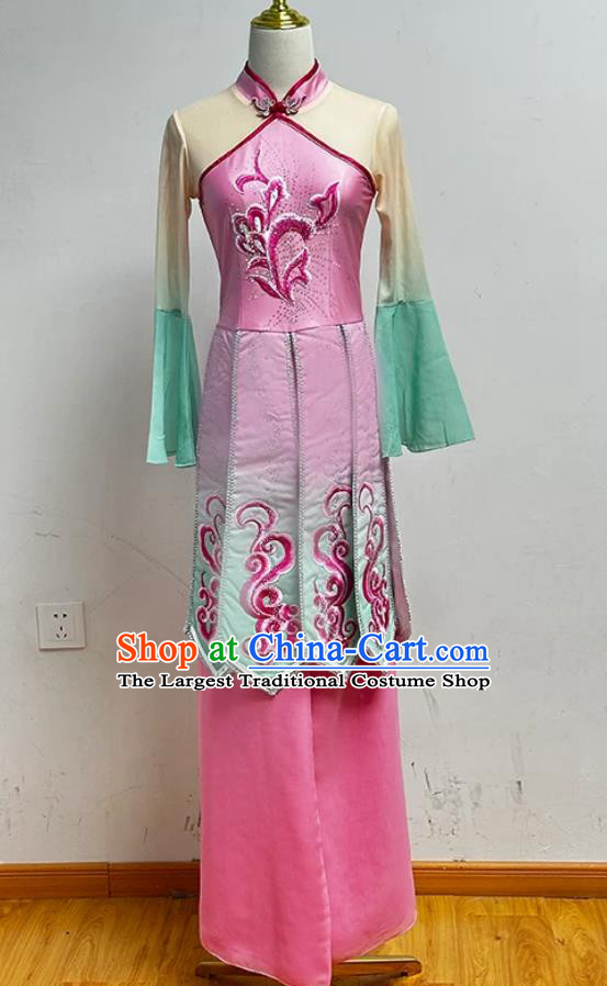Pretty Huadan Opera Classical Dance Performance Costume Chinese Peking Opera Huadan Costume Dance Show Outfit